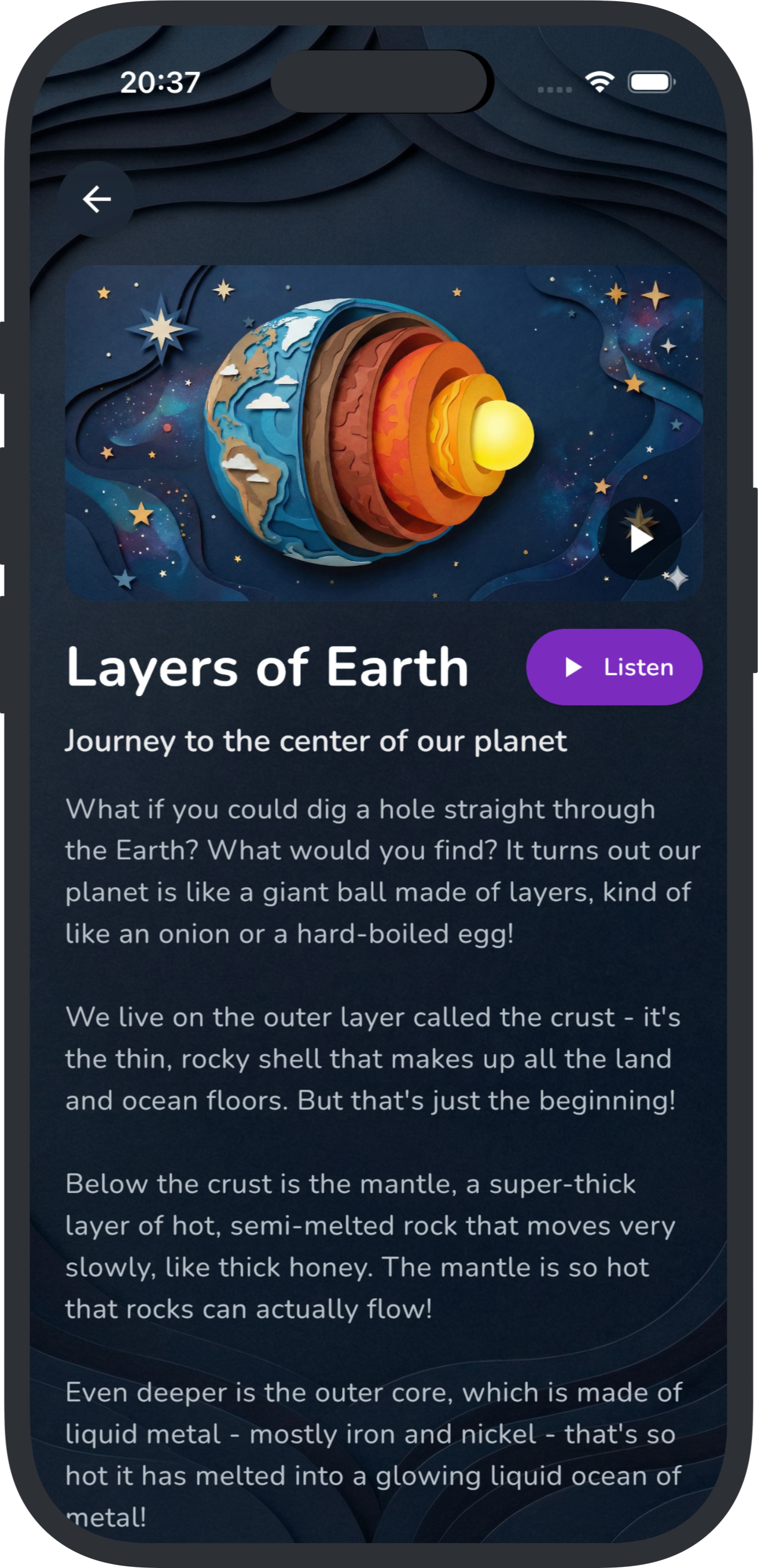 Spacepedia iPhone - Planet Learn