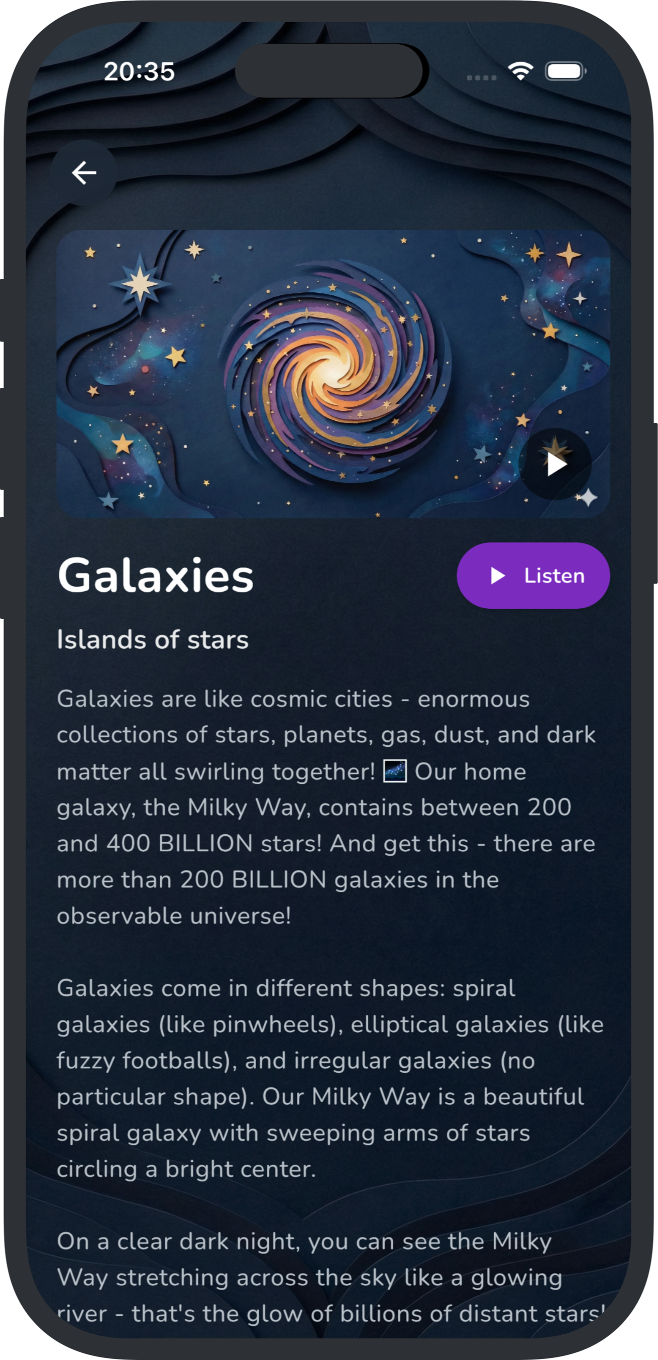Spacepedia iPhone - Solar System
